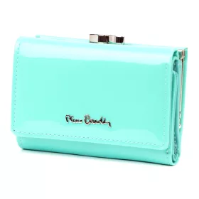    Pierre Cardin 07 SHINY 117 tyrkysová dámska kožená peňaženka 12,5 x 9 x 3,5 cm