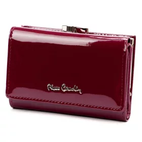   Pierre Cardin 07 SHINY 117 bordová dámska kožená peňaženka 12,5 x 9 cm