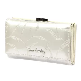    Pierre Cardin 02 LEAF 108 krémová dámska peňaženka z hovädzej kože 14,5 x 8,5 x 3 cm
