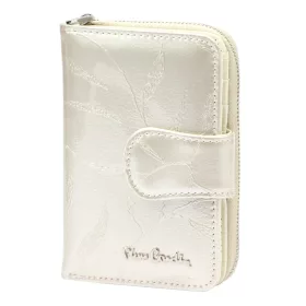    Pierre Cardin 02 LEAF 115 krémová dámska peňaženka z hovädzej kože 9,5 x 13 x 3,3 cm