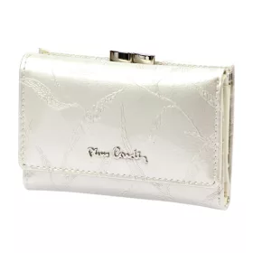    Pierre Cardin 02 LEAF 117 krémová dámska peňaženka z hovädzej kože 12,5 x 8 x 3,5 cm