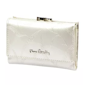   Pierre Cardin 02 LEAF 117 krémová dámska peňaženka z hovädzej kože 12,5 x 8 x 3,5 cm