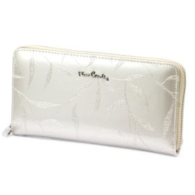    Pierre Cardin 02 LEAF 119 krémová dámska peňaženka z hovädzej kože 20 x 10,5 x 2,8 cm
