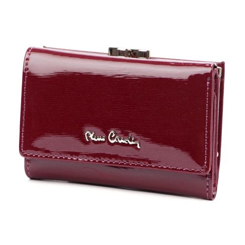  Pierre Cardin 05 LINE 117 bordová dámska peňaženka z hovädzej kože 12,5 x 8 cm