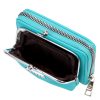  Eslee 99193 tyrkysová dámska peňaženka 11,5 x 10 x 5 cm