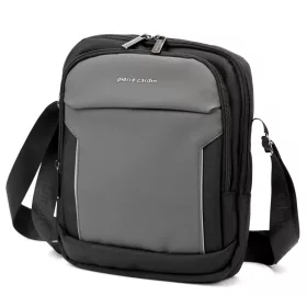    Pierre Cardin 8154 ALAN06 sivá pánska bočná taška, taška cez rameno 24 x 29 x 9 cm