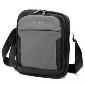    Pierre Cardin 8154 ALAN06 sivá pánska bočná taška, taška cez rameno 24 x 29 x 9 cm
