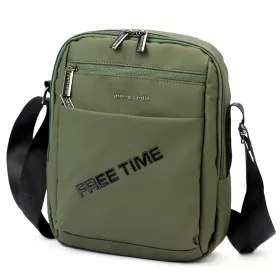    Pierre Cardin 8132 ALAN06 zelená pánska bočná taška, taška cez rameno 22 x 28 x 10 cm