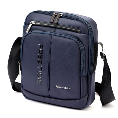 Pierre Cardin 8131 ALAN06 kék férfi poliészter övtáska 24 x 29 x 10 cm