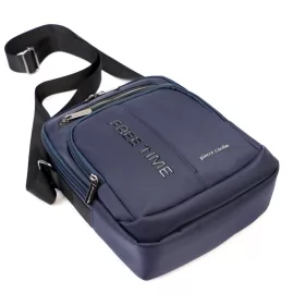    Pánska kabelka na opasok Pierre Cardin 8131 ALAN06 tmavomodrá 24 x 29 x 10 cm