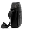  Pierre Cardin 8024 ALAN06 čierna pánska bočná taška, taška cez rameno 25 x 28 x 8 cm