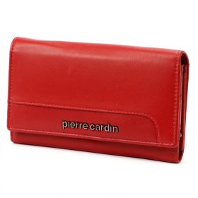    Pierre Cardin TILAK131 455 červená dámska kožená peňaženka 16 x 9,5 cm