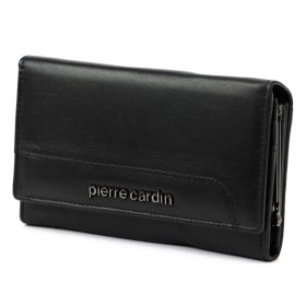    Pierre Cardin TILAK131 455 čierna dámska kožená peňaženka 16 x 9,5 cm
