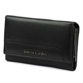    Pierre Cardin TILAK131 455 čierna dámska kožená peňaženka 16 x 9,5 cm