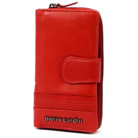   Pierre Cardin TILAK130 2202 červená dámska kožená peňaženka 9,5 x 17 cm