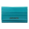  Pierre Cardin TILAK130 455 tyrkysová dámska kožená peňaženka 16 x 9,5 cm