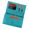  Pierre Cardin TILAK130 455 tyrkysová dámska kožená peňaženka 16 x 9,5 cm