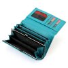  Pierre Cardin TILAK130 455 tyrkysová dámska kožená peňaženka 16 x 9,5 cm