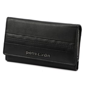    Pierre Cardin TILAK130 455 čierna dámska kožená peňaženka 16 x 9,5 cm