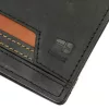  Pánska kožená peňaženka Nordee HVAL N4 čierna 10 x 12,5 x 3 cm