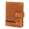  Nordee HVAL N4L koňaková pánska kožená peňaženka 10,5 x 12,5 x 3 cm