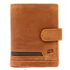  Nordee HVAL N4L koňaková pánska kožená peňaženka 10,5 x 12,5 x 3 cm