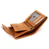  Nordee HVAL N4L koňaková pánska kožená peňaženka 10,5 x 12,5 x 3 cm