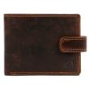 Nordee UGLE N992L hnedá pánska peňaženka z hovädzej kože 13,5x9,8x2,8 cm