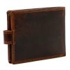  Nordee UGLE N992L hnedá pánska peňaženka z hovädzej kože 13,5x9,8x2,8 cm
