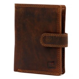    Nordee UGLE N4L hnedá pánska peňaženka z hovädzej kože 10,5x12,8x2,8 cm