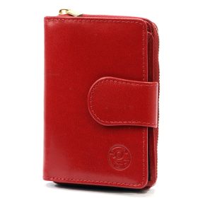    Gregorio ULV 7615 červená dámska kožená peňaženka 9 x 13,5