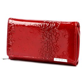    Jennifer Jones 5261-13 červená dámska kožená peňaženka 16 x 10 x 4 cm