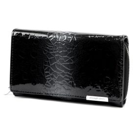    Jennifer Jones 5261-13 čierna dámska kožená peňaženka 16 x 10 x 4 cm