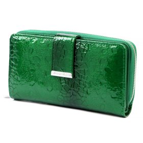    Jennifer Jones 5280-13 zelená dámska kožená peňaženka 16,5 x 9 x 3 cm