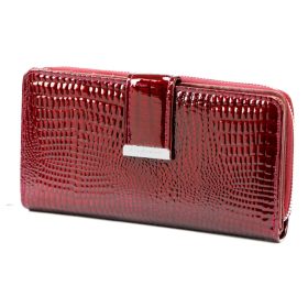    Jennifer Jones 5280-2 bordová lakovaná dámska peňaženka 16,5 x 9 x 3 cm