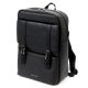  Pierre Cardin 504 MANDY01 čierny pánsky batoh s držiakom na notebook vláknitá koža 15,6" 33 x 43 x 14 cm