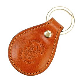    Prívesok na kľúče z koňakovej kože Florence BRE-3 10 x 3 cm