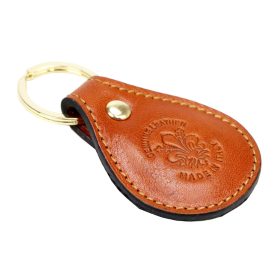    Prívesok na kľúče z koňakovej kože Florence BRE-3 10 x 3 cm