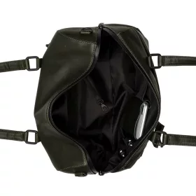    Burkely Rain Riley zelená nepremokavá kožená taška cez rameno, bočná taška