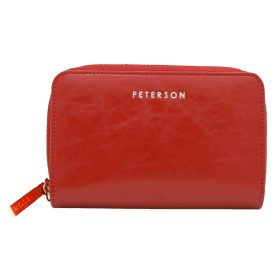    Peterson PTN PL-418 červená dámska peňaženka z hovädzej kože