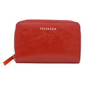    Peterson PTN PL-418 červená dámska peňaženka z hovädzej kože
