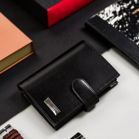    Peterson PTN 324Z-PR 2-1-1 Čierna pánska kožená peňaženka