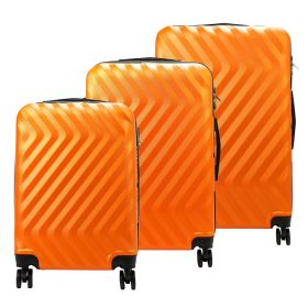    Pierre Cardin MED12 orange abs 3-dielna sada kufrov 58, 68, 78 cm