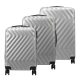  Pierre Cardin MED12 silver abs 3-dielna sada kufrov 58, 68, 78 cm