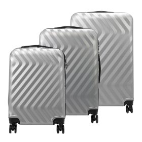    Pierre Cardin MED12 silver abs 3-dielna sada kufrov 58, 68, 78 cm