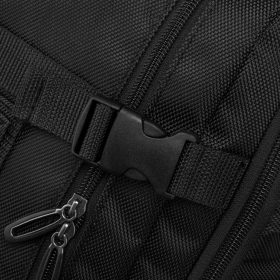 Rovicky R-TOK-D fekete vászon hátizsák 25 x 40 x 20 cm