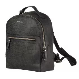  Čierny dámsky kožený ruksak Burkely Croco Cody