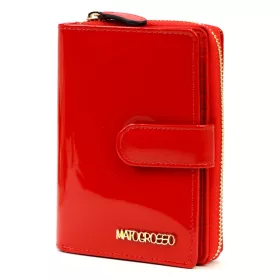    Maťo Grosso 0813-404 RFID červená dámska kožená peňaženka 10 x 13,5 x 3,5 cm