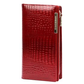    Červená dámska peňaženka z hovädzej kože Gregorio GF124