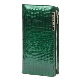    Dámska peňaženka z hovädzej kože Gregorio GF124 zelená